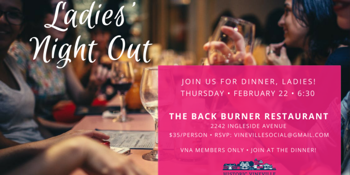 Feb 2018 Ladies Night Out @ The Back Burner Restaurant