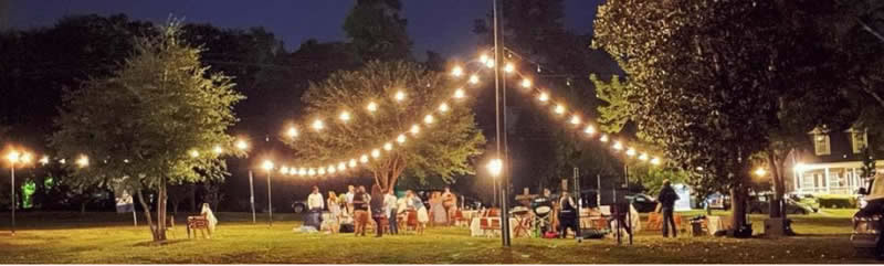 evening event at Oak Haven Park